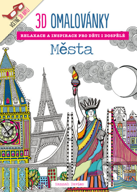 3D omalovánky: Města - Hannah Davies
