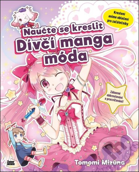 Naučte se kreslit: Dívčí manga móda (Kreslení anime oblečení pro začátečníky) - kniha z kategorie Kreslení