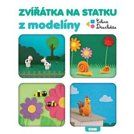 Zvířátka na statku z modelíny - Coline Desclides