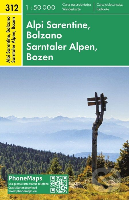 PhoneMaps 312 Wander Sarntaler Alpen, Bozen 1:50 000 / Turistická mapa