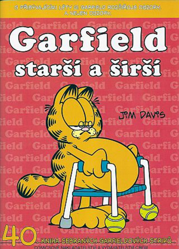Garfield 40: Starší a širší - Jim Davis
