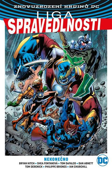 Liga spravedlnosti 4: Nekonečno (US obálka) - Bryan Hitch