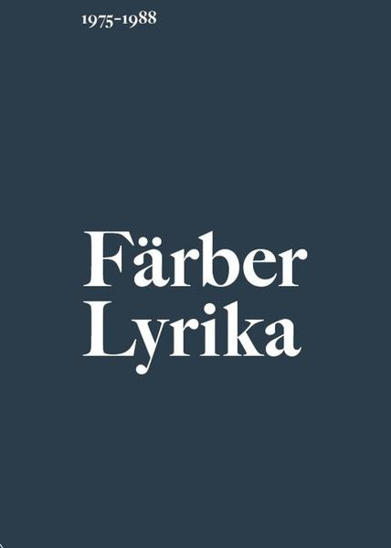 Lyrika (1975–1988) - Vratislav Färber