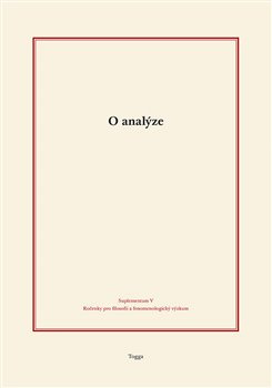 O analýze - Tomáš Holeček