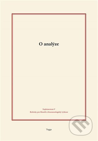 O analýze - Tomáš Holeček