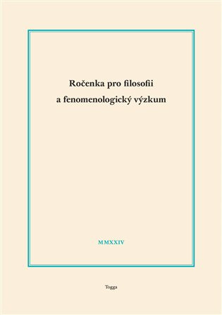 Ročenka pro filosofii a fenomenologický výzkum 2024 - kniha z kategorie Filozofie