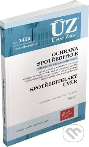 Úplné Znění - 1453 Ochrana spotřebitele (podle stavu k 15. 11. 2021) - kniha z kategorie Právo
