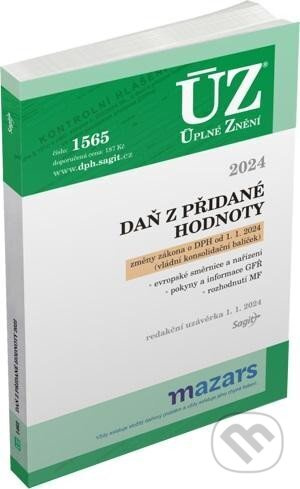 Úplné Znění -  1565 Daň z přidané hodnoty, 2024 - kniha z kategorie Daně