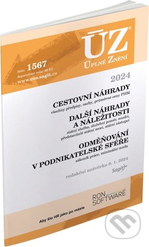 Úplné Znění - 1567 Cestovní náhrady - kniha z kategorie Podnikání