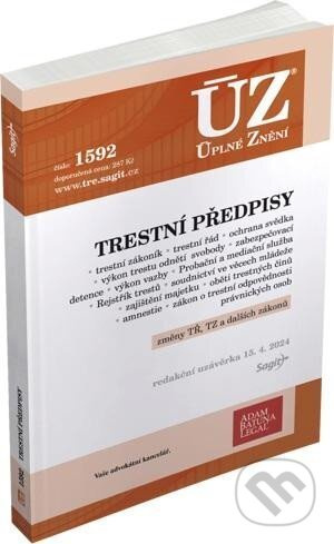 Úplné Znění - 1592 Trestní předpisy - kniha z kategorie Trestní právo