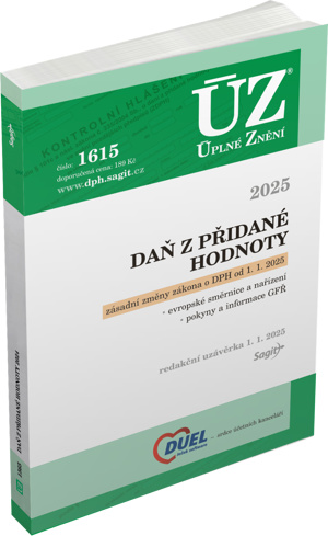 ÚZ 1615 Daň z přidané hodnoty, 2025 Nakladatelství Sagit, a.s.