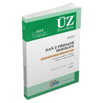 ÚZ 1615 Daň z přidané hodnoty, 2025 Nakladatelství Sagit, a.s.