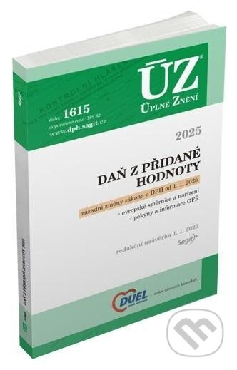 ÚZ 1615 Daň z přidané hodnoty, 2025 Nakladatelství Sagit, a.s.