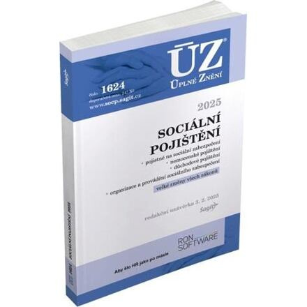 ÚZ 1624 Sociální pojištění, 2025