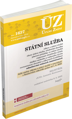 ÚZ 1637 / Státní služba 2025