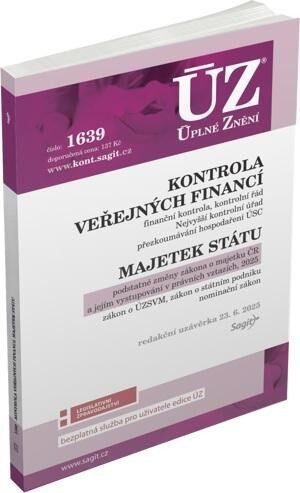 ÚZ 1639 Kontrola veřejných financí - kniha z kategorie Finanční právo