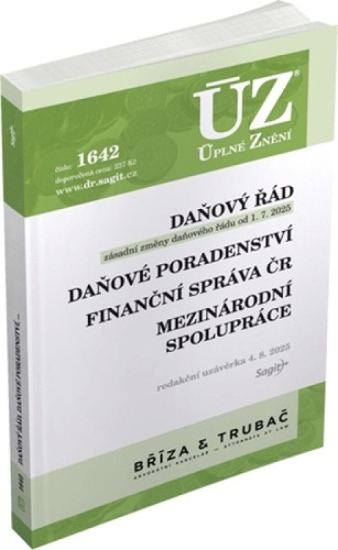 ÚZ 1642 Daňový řád