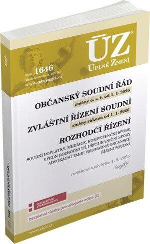 ÚZ 1646 / Občanský soudní řád, Zvláštní řízení soudní, Rozhodčí řízení, Soudní poplatky, Mediace