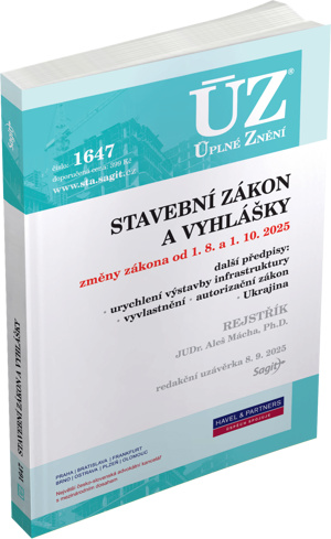 ÚZ 1647 Stavební zákon - kniha z kategorie Správní právo