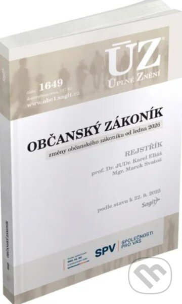 ÚZ 1649 / Občanský zákoník
