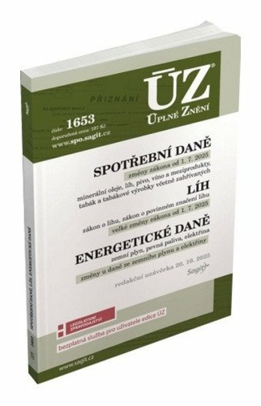 ÚZ 1653 Spotřební daně