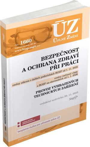 ÚZ 1660 / Bezpečnost a ochrana zdraví při práci