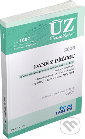 ÚZ 1667 Daně z příjmů