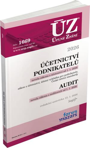 ÚZ 1669 Účetnictví podnikatelů