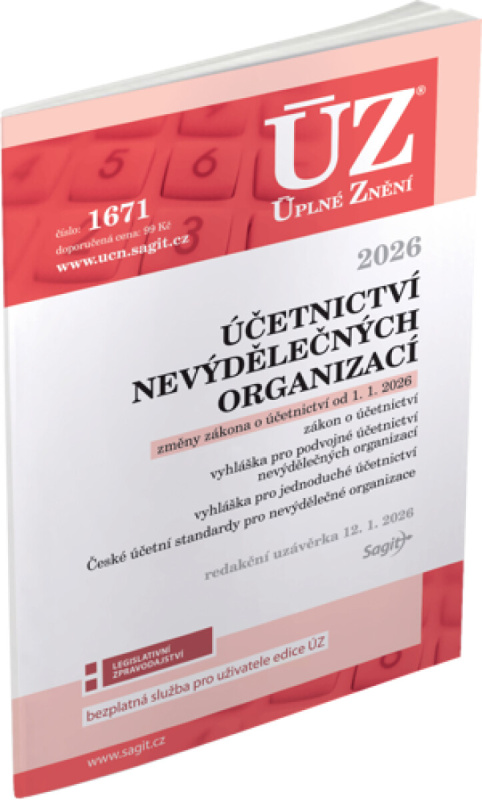 ÚZ 1671 Účetnictví nevýdělečných organizací