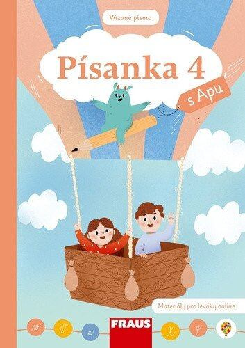 Písanka 1/4 s Apu pro ZŠ (vázané písmo) Fraus