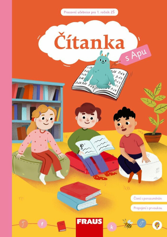Čítanka s Apu 1 Hybridní pracovní učebnice Fraus