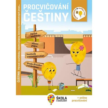 Procvičování češtiny - Párové souhlásky, vlastní jména, koncovky podstatných jmen… - Rozšiřující vzdělávací materiály Nakladatelství Fraus, s. r. o.
