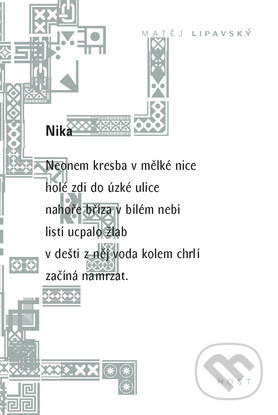 Nika - Matěj Lipavský