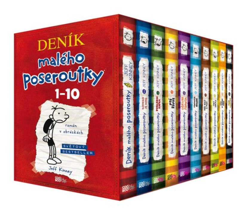 Deník malého poseroutky BOX 1-10 - Jeff Kinney