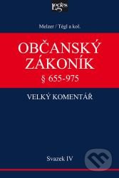 Občanský zákoník Velký komentář § 655-975 - Svazek IV - Rodinné právo
