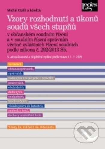 Vzory rozhodnutí a úkonů soudů všech stupňů