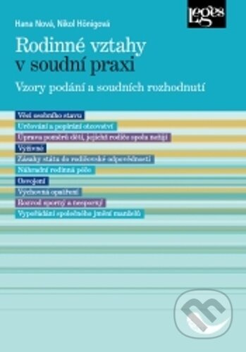Rodinné vztahy v soudní praxi - Vzory podání a soudních rozhodnutí