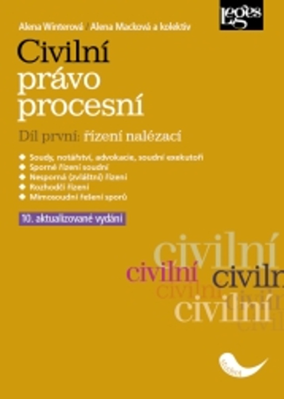 Civilní právo procesní 1 - Řízení nalézací Nakladatelství Leges, s.r.o.