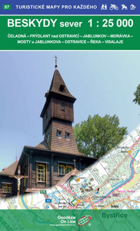 Beskydy-sever 1:25T (97 Turistické mapy pro každého)