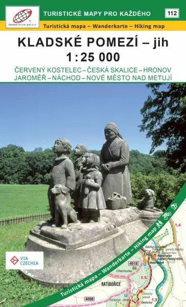 Kladské pomezí - jih 1 : 25 000 (112 Turistické mapy pro každého)