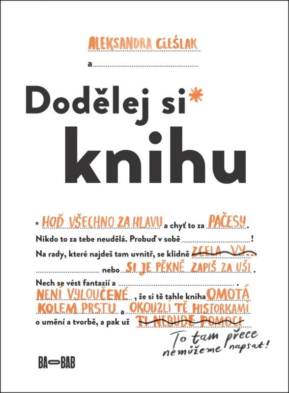 Dodělej si knihu - Aleksandra Cieślak