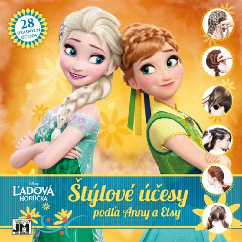 Štýlové účesy podľa Anny a Elsy (28 úžasných účesov) - kniha z kategorie Příručky