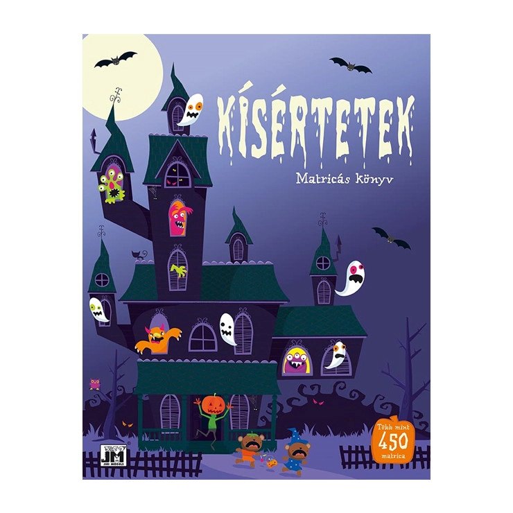 velká samolepková knížka duchové – maďarská verze