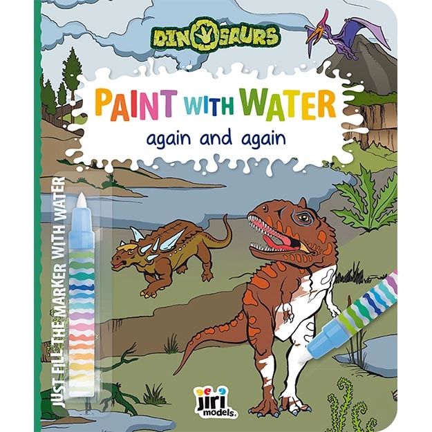 Vodní omalovánky Dinosaurs