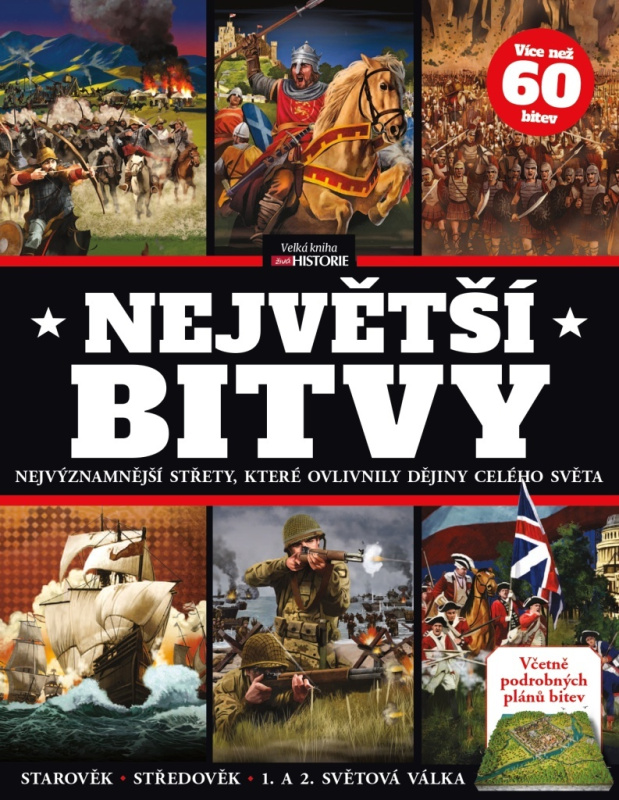 Největší bitvy (Nejvýznamnější střety, které ovlivnily dějiny celého světa) - kniha z kategorie Historie