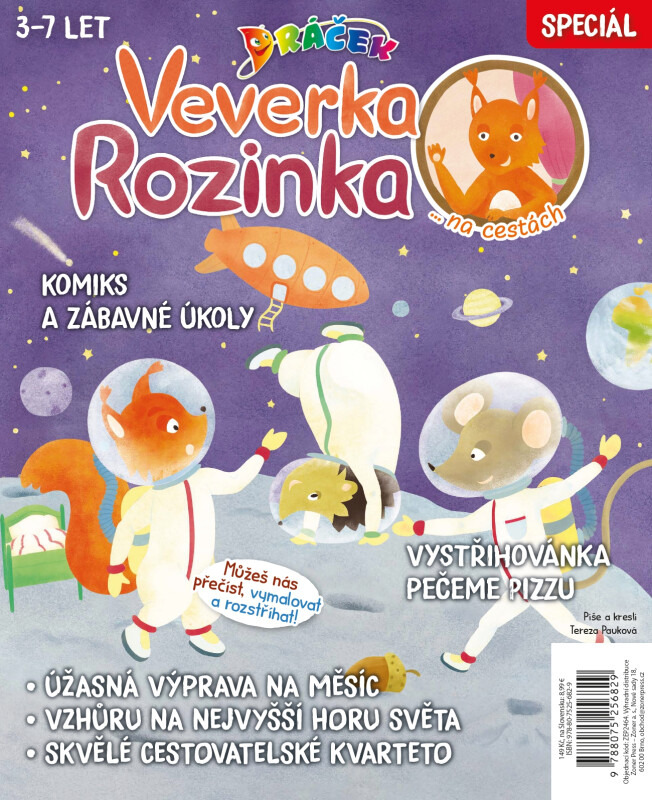 Dráček speciál Veverka Rozinka na cestách