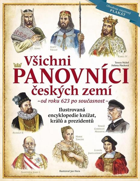 Všichni panovníci českých zemí (měkká vazba) + plakát