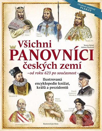 Všichni panovníci českých zemí (měkká vazba) + plakát