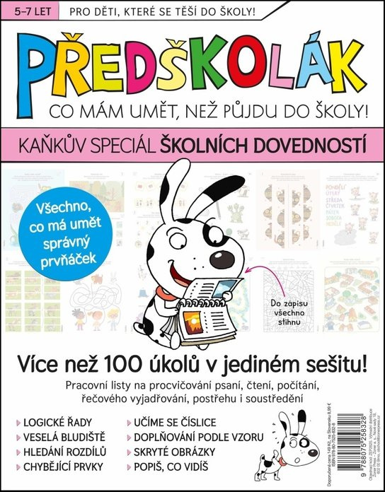 Předškolák Kaňkův speciál školních dovedností -  Autor Neuveden