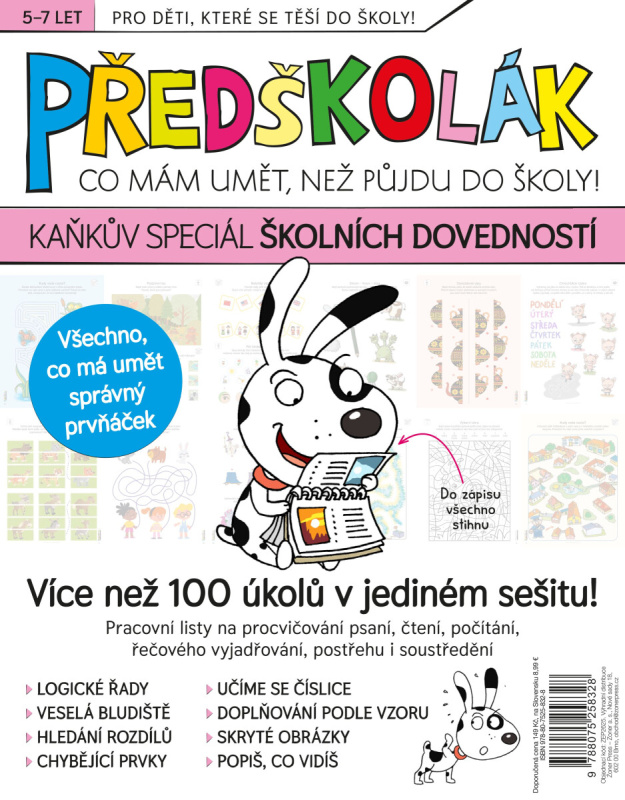 Předškolák Kaňkův speciál školních dovedností -  Autor Neuveden